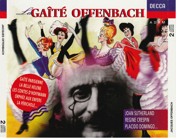 Jacques Offenbach, Régine Crespin, Joan Sutherland, Placido Domingo - La Gaîté Offenbach - Joan Sutherland, Régine Crespin, Placido Domingo, Jacques Offenbach - CD