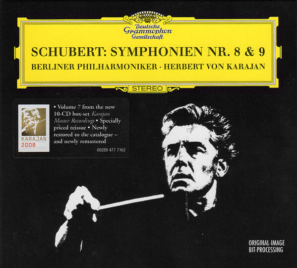 Schubert* : Berliner Philharmoniker, Herbert von Karajan - Symphonies Nos. 8 & 9 - Herbert Von Karajan, Schubert : Berliner Philharmoniker - CD