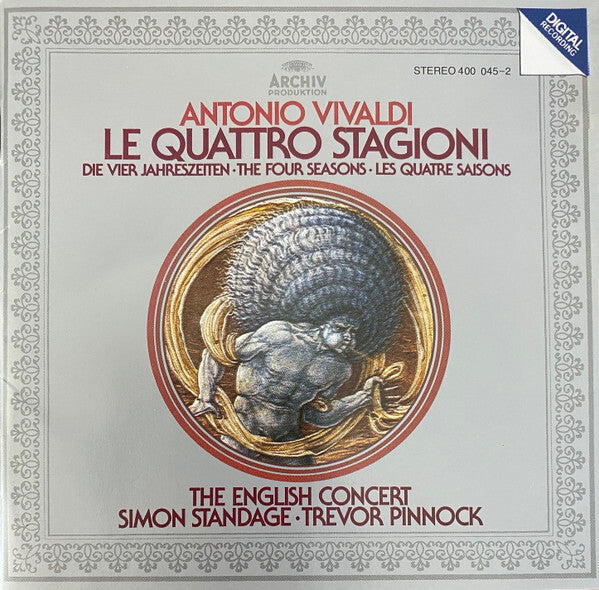 Antonio Vivaldi, The English Concert, Simon Standage, Trevor Pinnock - Le Quattro Stagioni = Die Vier Jahreszeiten = The Four Seasons = Les Quatre Saisons - Trevor Pinnock, Antonio Vivaldi, The English Concert, Simon Standage - CD