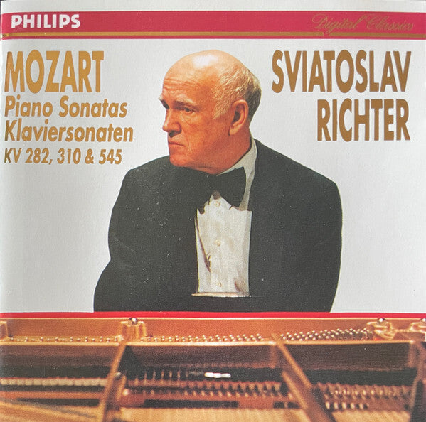 Mozart*, Sviatoslav Richter - Piano Sonatas KV 282, 310 & 545 - Mozart, Sviatoslav Richter - CD