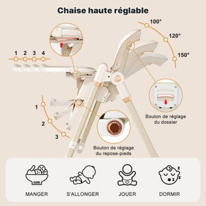 Chaise haute transat Magicfox -  - Divers