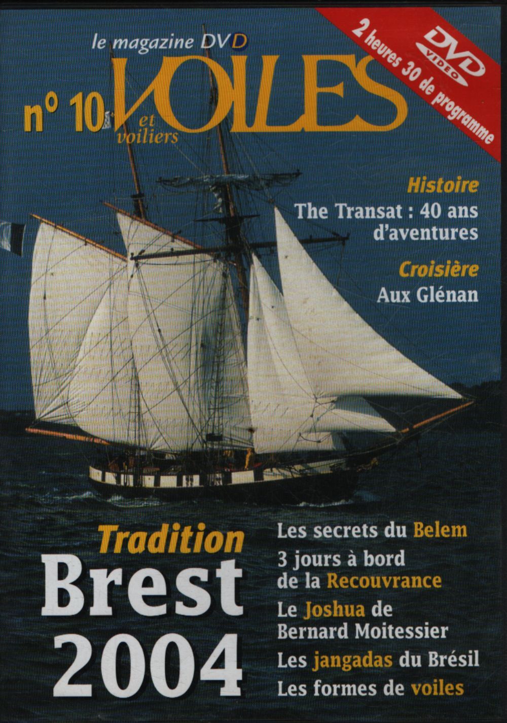 Voiles et voiliers n°10 : Tradition Brest 2004 - Inconnu - DVD