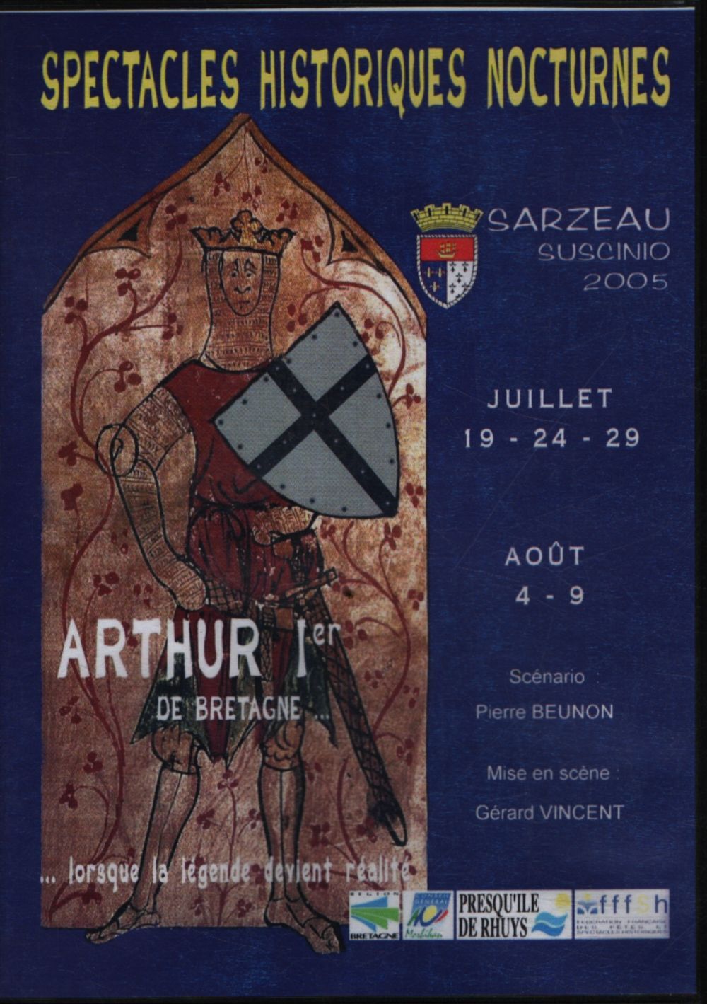 Spectacles historiques nocturnes Suscinio : Arthur Ier - Inconnu - DVD