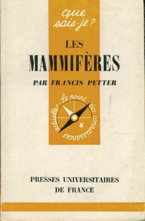 Livrenpoche : Les mammifères - Fr. Petter - Livre