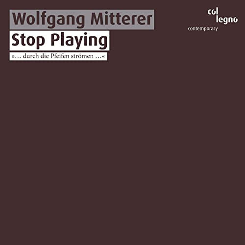 Wolfgang Mitterer - Stop Playing - Wolfgang Mitterer - CD