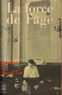 Livrenpoche : La force de l'âge - Simone De Beauvoir - Livre