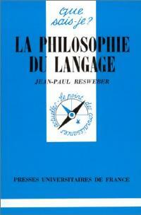 Livrenpoche : La philosophie du langage - Jean-Paul Resweber - Livre
