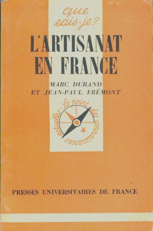 Livrenpoche : L'artisanat en France - Michel Durand - Livre