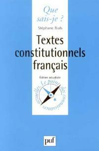 Livrenpoche : Textes constitutionnels français - Stéphane Rials - Livre