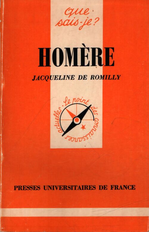 Homère - Jacqueline De Romilly - Livre