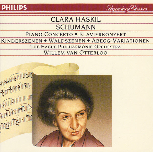 Schumann, Clara Haskil - Willem van otterloo & the hague philharmonic orchestra - Piano concerto klavierkonzert kinderszenen waldszenen abegg - Variationen - Schumann, Clara Haskil - CD