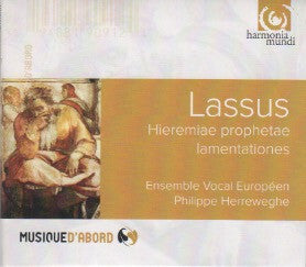Lassus - Ensemble vocal européen, philippe herreweghe - Hieremiae prophetae lamentationes - Philippe Herreweghe, Lassus - CD