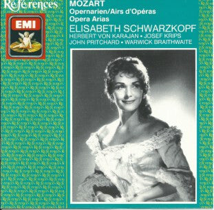 Mozart, Elisabeth Schwarzkopf, Herbert Von Karajan Josef Krips John Pritchard Warwick Braithwaite - Opernarien, airs d'opéra, opera arias - Mozart, Elisabeth Schwarzkopf, Herbert Von Karajan Josef Krips John Pritchard Warwick Braithwaite - CD