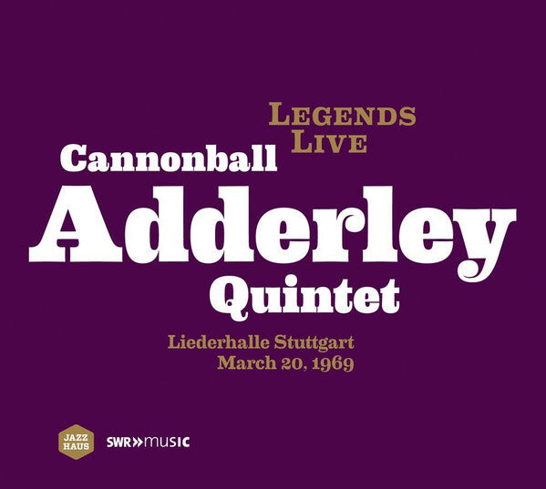 Cannonball Adderley Quintet* - Liederhalle Stuttgart March 20, 1969 - Cannonball Adderley Quintet - CD