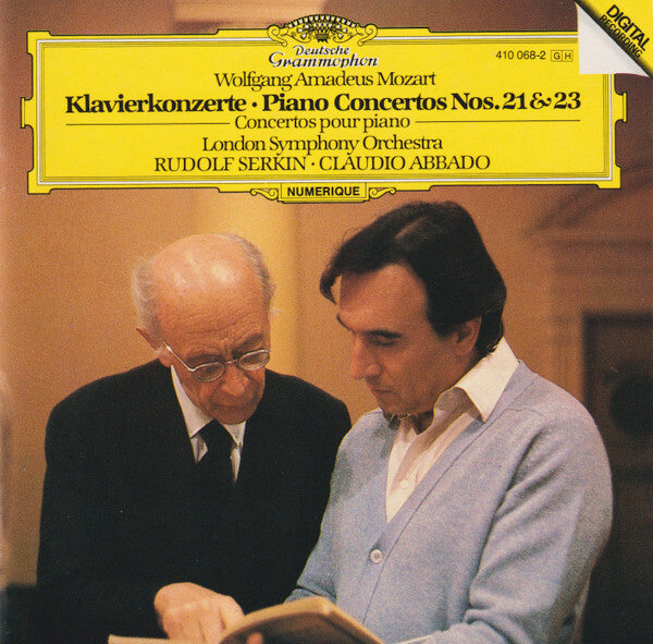 Wolfgang Amadeus Mozart, London Symphony Orchestra - Rudolf Serkin - Claudio Abbado - Klavierkonzerte · Piano Concertos Nos. 21 & 23 - London Symphony Orchestra, Wolfgang Amadeus Mozart - CD