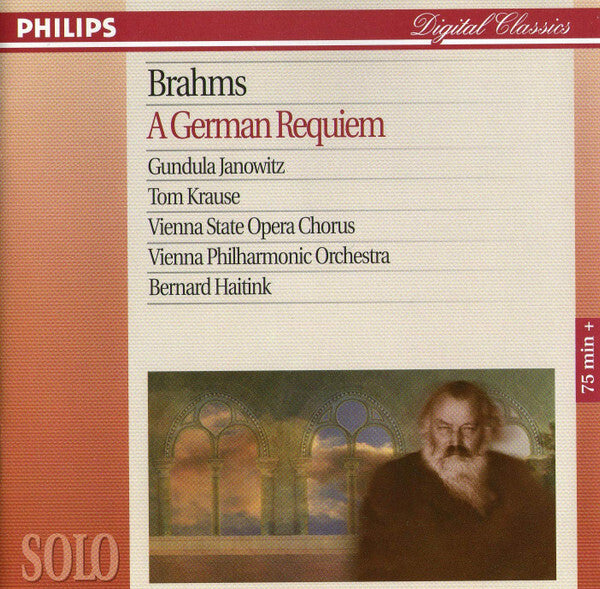 Brahms* - Gundula Janowitz, Tom Krause, Vienna State Opera Chorus*, Vienna Philharmonic Orchestra*, Bernard Haitink - A German Requiem - Brahms - CD