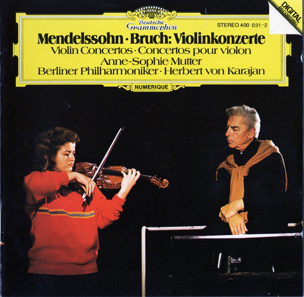 Mendelssohn* ? Bruch* - Anne-Sophie Mutter · Berliner Philharmoniker · Herbert von Karajan - Violinkonzerte - Mendelssohn ? Bruch - CD