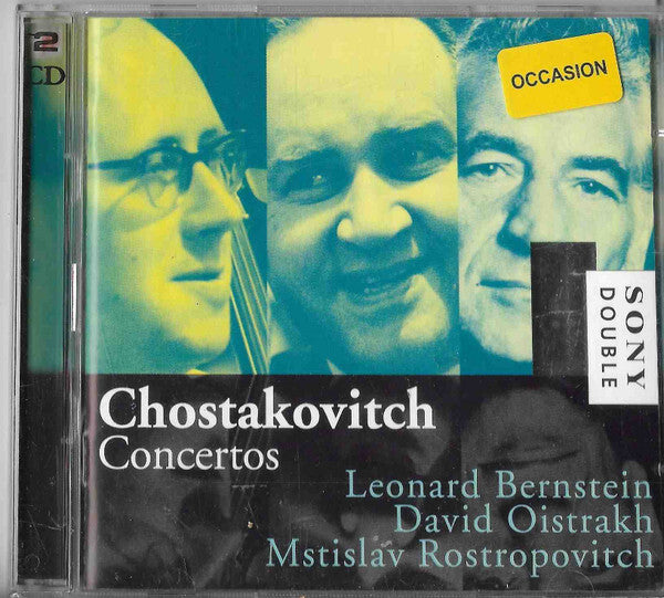 Dmitri Shostakovich, Leonard Bernstein, David Oistrach - Concertos - Leonard Bernstein, David Oistrach, Dmitri Shostakovich - CD