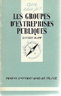 Livrenpoche : Les groupes d'entreprises publiques - Lucien Rapp - Livre