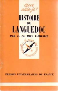 Histoire du Languedoc - Emmanuel Le Roy Ladurie - Livre