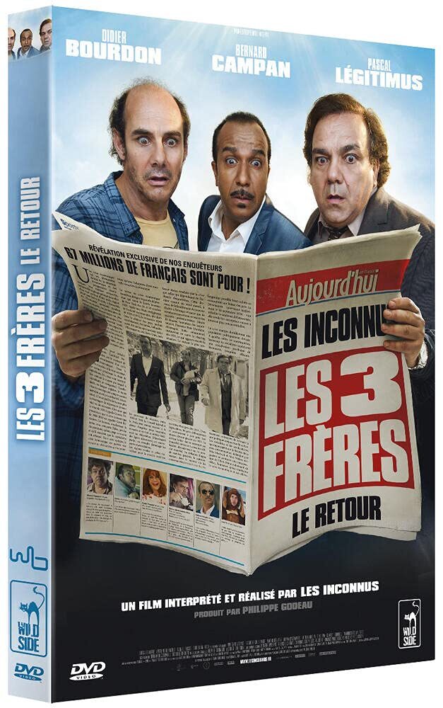 Les Trois frères, le retour - Didier Bourdon, Pascal Légitimus, Bernard Campan - DVD