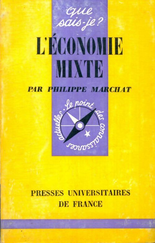 Livrenpoche : L'économie mixte - Philippe Marchat - Livre