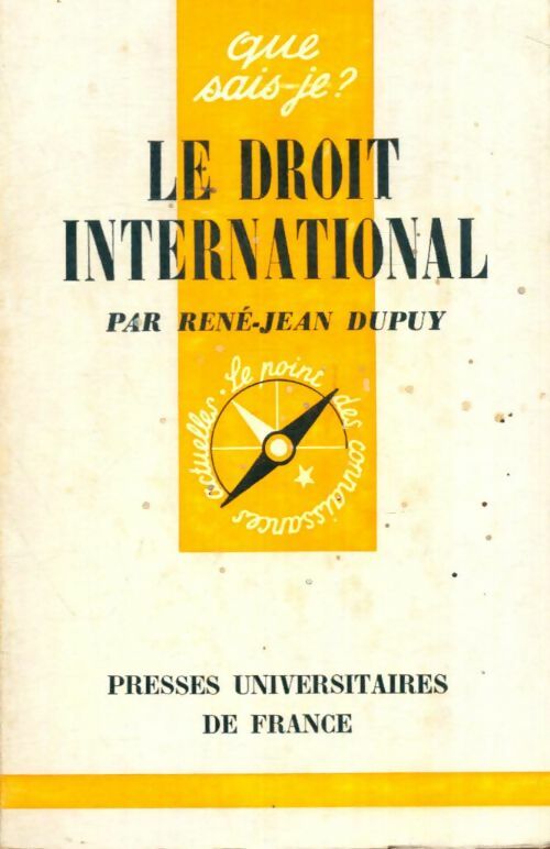 Livrenpoche : Le droit international - René-Jean Dupuy - Livre