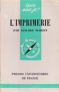 Livrenpoche : L'imprimerie - Gérard Martin - Livre