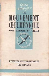 Livrenpoche : Le mouvement oecuménique - Berthe Gavalda - Livre