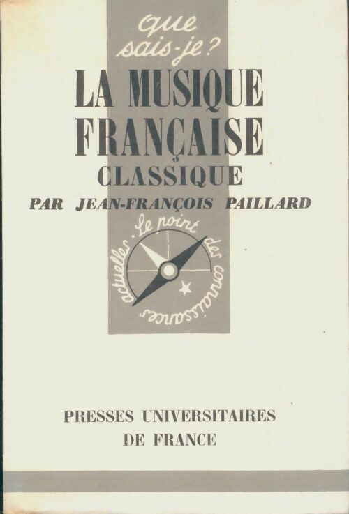 Livrenpoche : La musique française classique - Jean-François Paillard - Livre