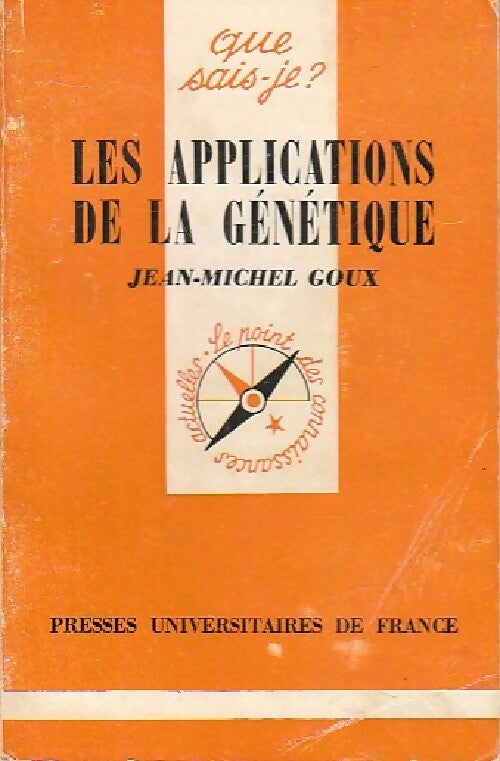 Livrenpoche : Les applications de la génétique - J.-M. Goux - Livre