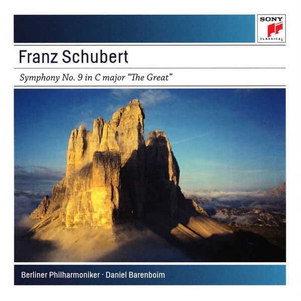 Franz Schubert - Berliner Philharmoniker & Daniel Barenboim - Symphony No. 9 in C Major The Great - Franz Schubert, Daniel Barenboim, Berliner Philharmoniker - CD