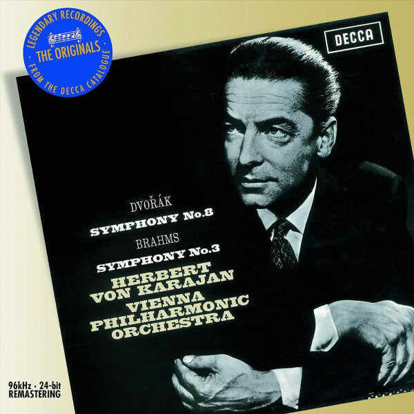 Dvo?ák*, Brahms* - Vienna Philharmonic Orchestra*, Herbert von Karajan - Symphony No. 8 / Symphony No. 3 - Brahms, Vienna Philharmonic Orchestra, Herbert Von Karajan, Dvo?ák - CD