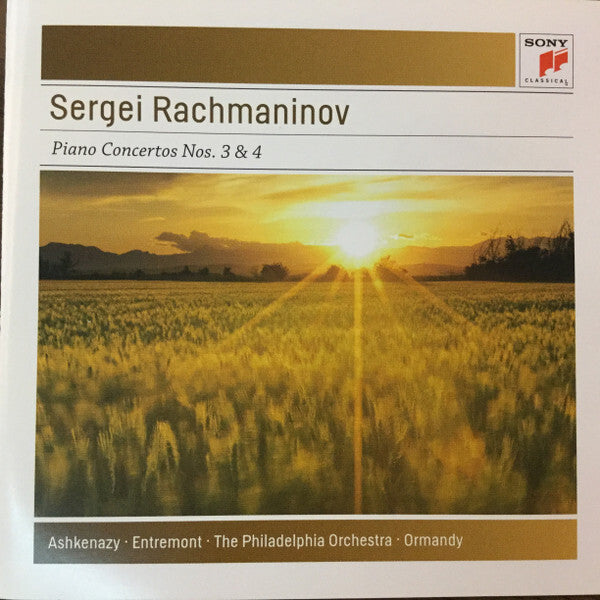 Sergei Rachmaninoff - Ashkenazy*, Entremont*, The Philadelphia Orchestra, Ormandy* - Piano Concertos  Nos. 3 & 4 - The Philadelphia Orchestra, Sergei Rachmaninoff, Ashkenazy, Entremont, Ormandy - CD