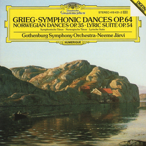 Grieg*, Gothenburg Symphony Orchestra*, Neeme Järvi - Symphonic Dances Op.64 ? Norwegian Dances Op .35 ? Lyric Suite Op. 54 - GRIEG, Neeme Järvi, Gothenburg Symphony Orchestra - CD
