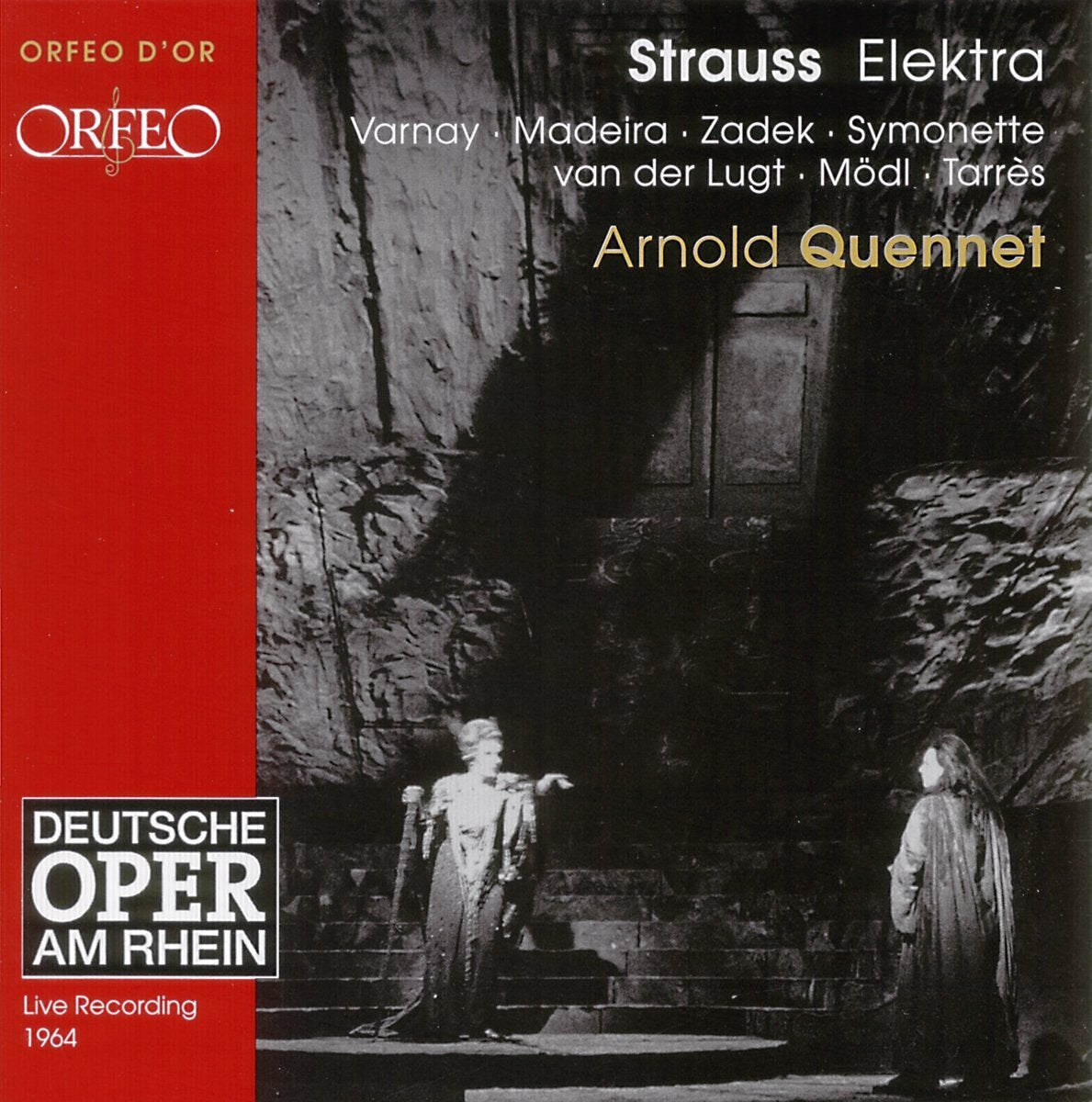 Elektra Extraits - Varnay/Madeira/Zadek/Symonette, Arnold Quennet - CD