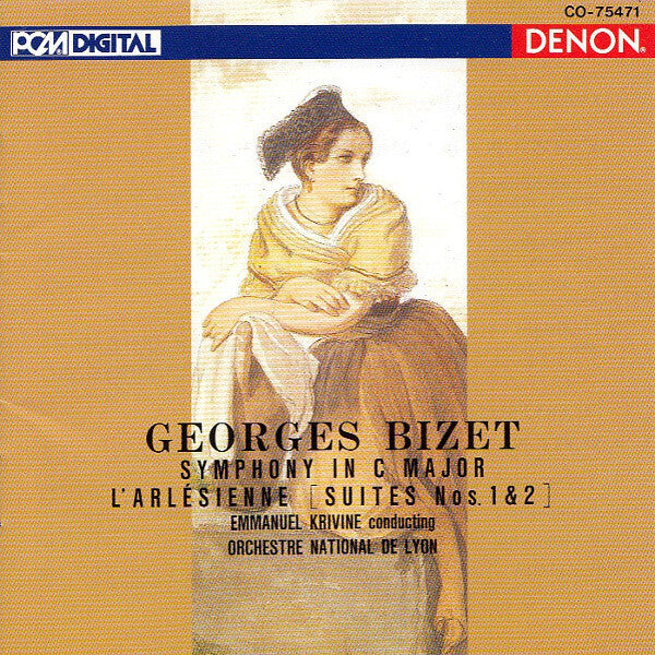Georges Bizet - Emmanuel Krivine, Orchestre National De Lyon - Symphony In C Major | L' Arlésienne (Suites Nos. 1 & 2) - Georges Bizet, Emmanuel Krivine, Orchestre National De Lyon - CD