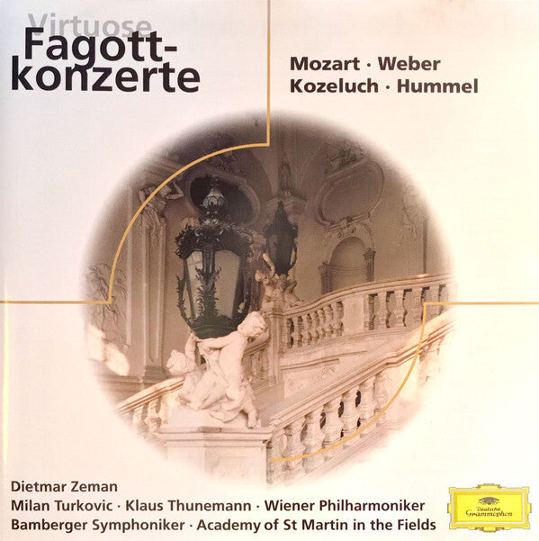 Mozart* ? Weber* ? Kozeluch* ? Hummel* - Virtuose Fagottkonzerte - Mozart, Hummel, Weber, Kozeluch - CD