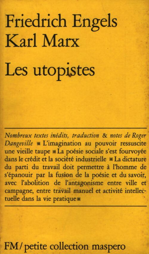 Les utopistes - Friedrich Engels - Livre