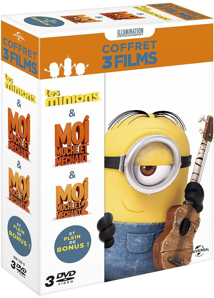 Les Minions + Moi, moche et méchant 1 & 2 - Kyle Balda, Pierre Coffin, Chris Renaud - DVD