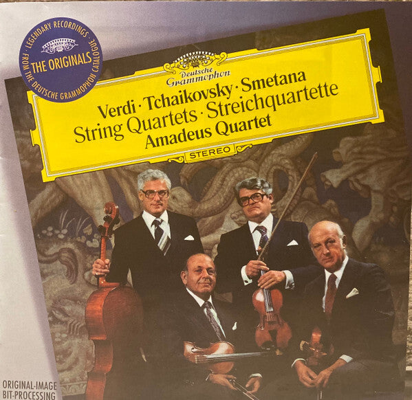 Verdi, Tchaikovsky & Smetana: String Quartets - Tchaikovsky, Verdi, Smetana, Amadeus Quartet - CD