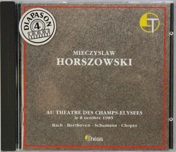 Mieczyslaw Horszowski au Théâtre des Champs-Elysées - Beethoven, Schumann, Chopin, Bach, Mieczyslaw Horszowski - CD