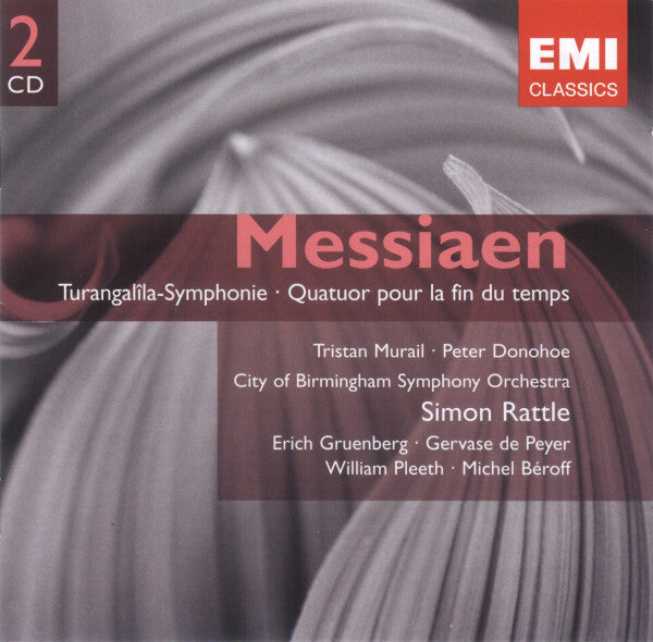 Messiaen - Turangalila Symphony - Michel Beroff, Messiaen, William Pleeth, Simon Rattle, City Of Birmingham Symphony Orchestra, Gervase de Peyer, Tristan Murail, Peter Donohoe, Erich Gruenberg - CD
