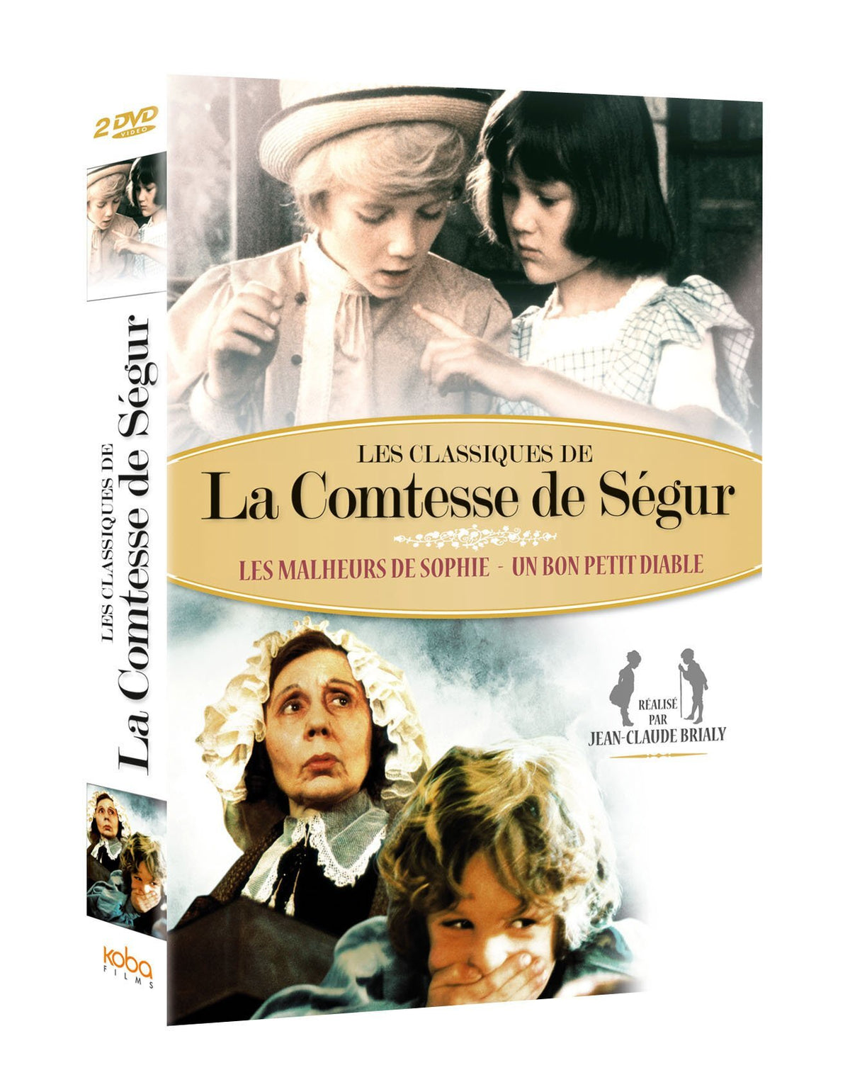 Les Classiques de la Comtesse de Ségur - Les malheurs de Sophie + Un bon petit diable - Jean-Claude Brialy - DVD