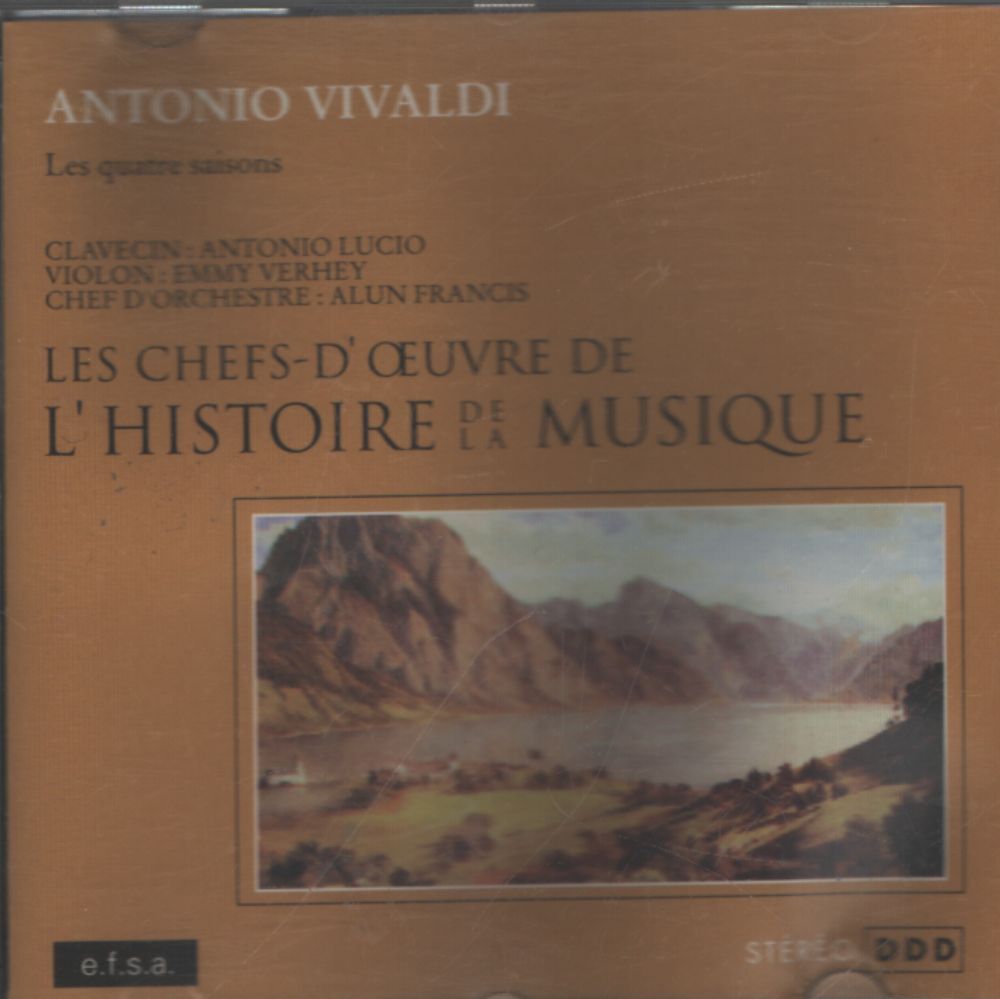 Les chefs d'oeuvre de l'histoire de la musique : Vivaldi - Les quatre saisons - Vivaldi - CD