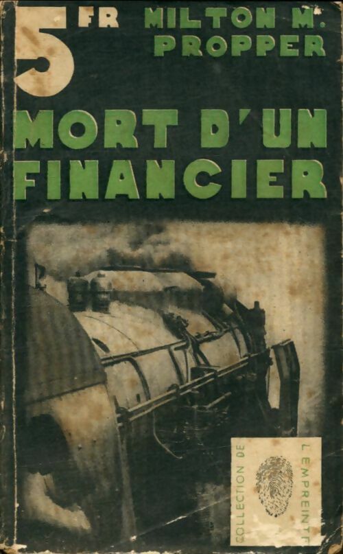 Livrenpoche : Mort d'un financier - M.M. Propper - Livre