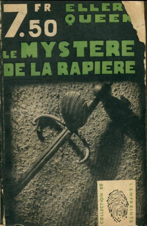 Livrenpoche : Le mystère de la rapière - Ellery Queen - Livre