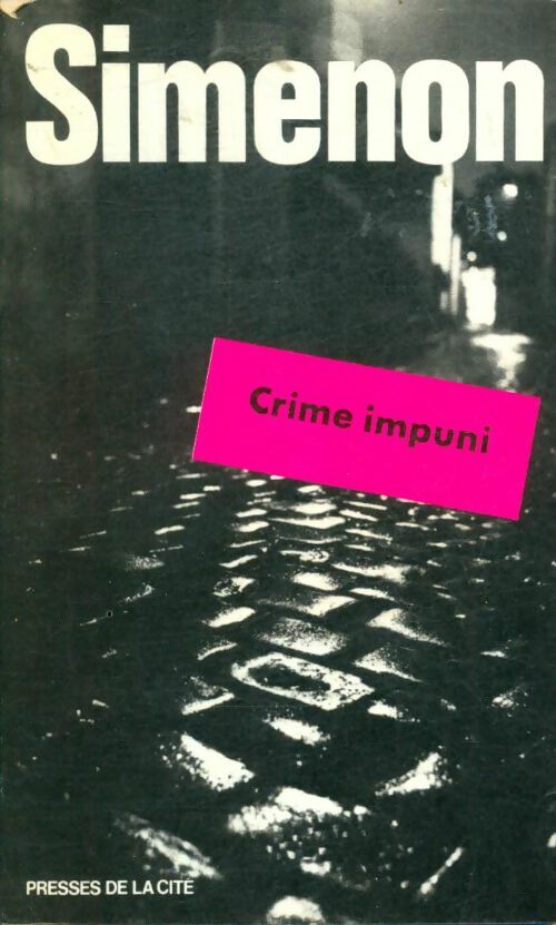 Livrenpoche : Crime impuni - Georges Simenon - Livre