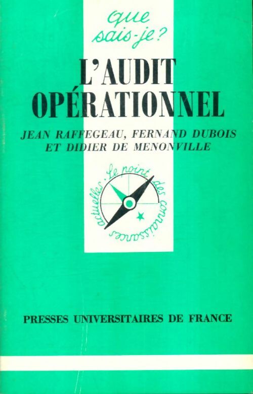 Livrenpoche : L'audit opérationnel - Jean Raffegeau, Fernand Dubois, D. De Ménonville - Livre