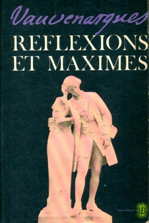 Livrenpoche : Réflexions et maximes - Vauvenargues - Livre